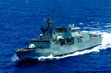 Canadian navy frigate HMCS Regina