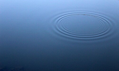 Circle blue background