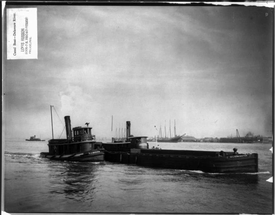 Canal boat - Delaware River LCCN2005680900