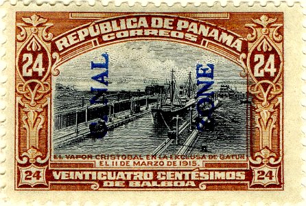 Canal Zone CZ51, 1917 Issue
