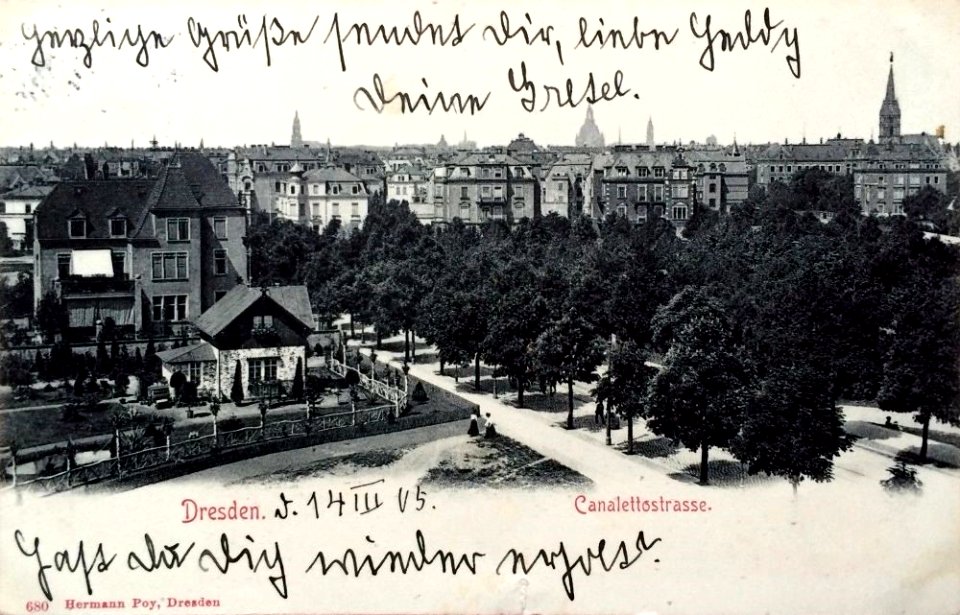 Canalettostraße 2 bella época Dresde