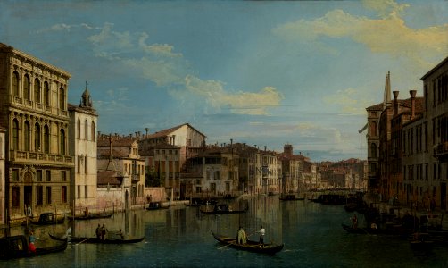 Canaletto Grand Canal from Palazzo Flangini - JPGM photo