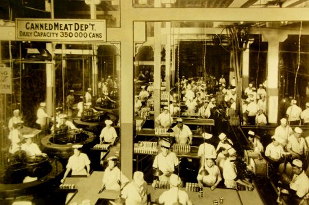 Canning Room, Armour and Company, Chicago, Illinois, WWI (29100105674)