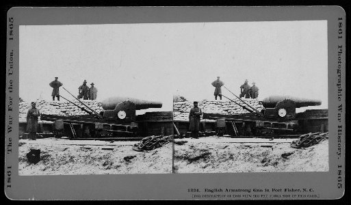 Cannons at Fort Fisher North Carolina