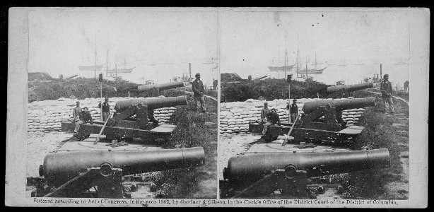 Cannons in Yorktown, Virginia