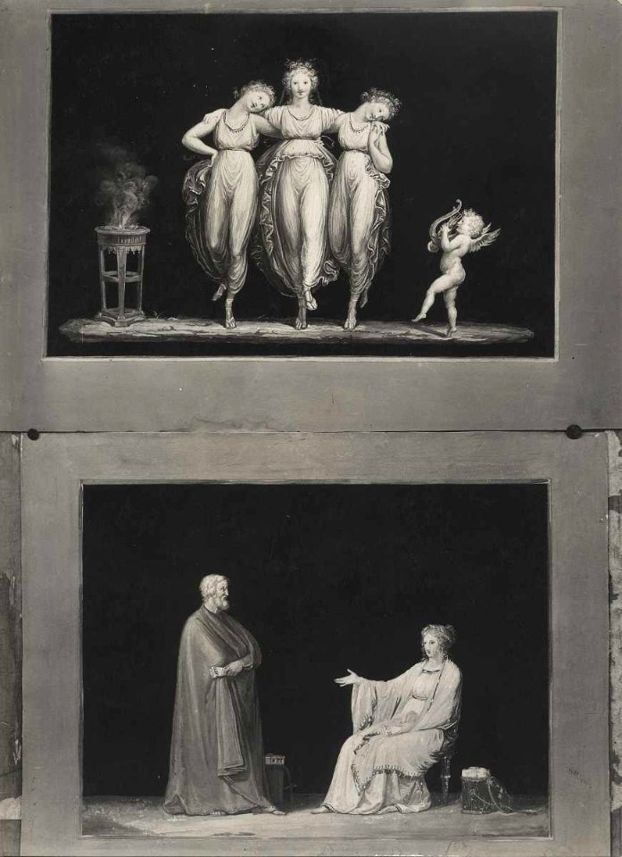 Canova - Cupido e le tre Grazie, Clio ed Erodoto, 137569 gw