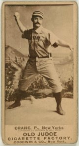 Cannonball Crane, New York Giants, baseball card portrait LCCN2007686566