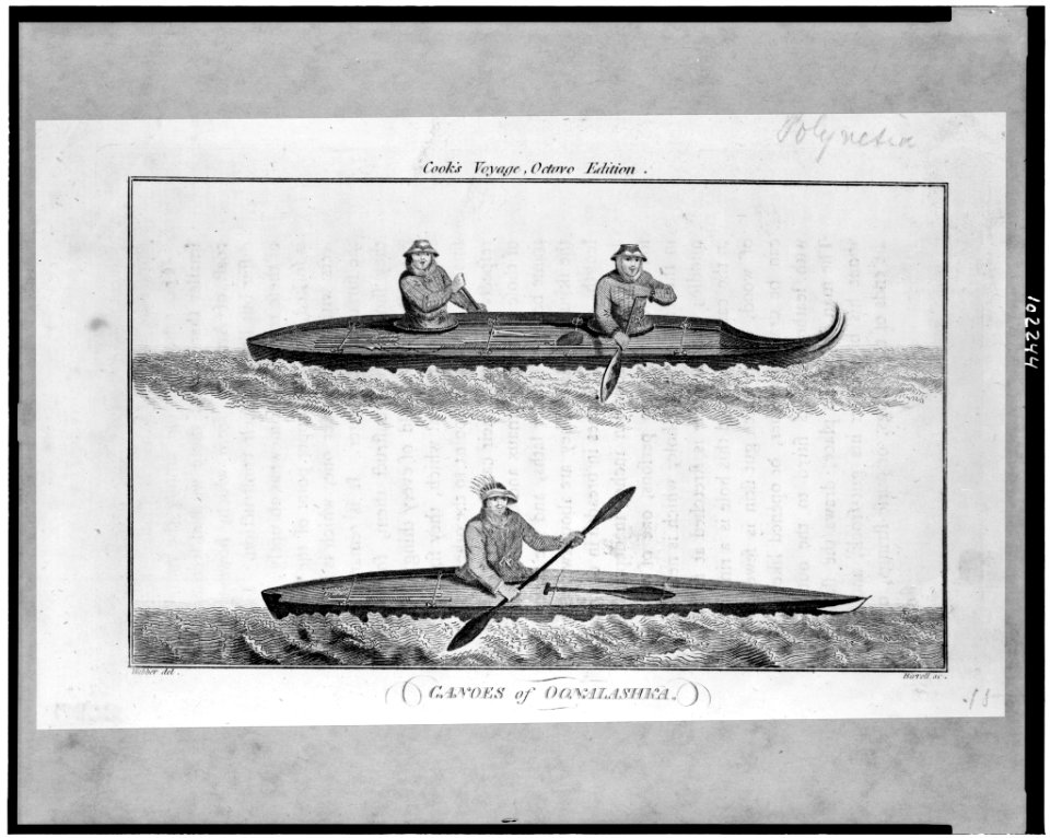 Canoes of Oonalashka - Webber del. ; Birrell sc. LCCN90716768
