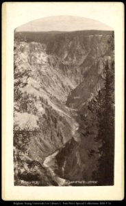 Canon of the Yellowstone, C.R. Savage, Photo