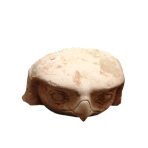 Canopic jar plug as falcon head-MAHG-A 2004-0044-IMG 1804-white