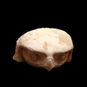 Canopic jar plug as falcon head-MAHG-A 2004-0044-IMG 1804-black