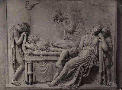 Canova - Compianto della contessa de Haro di Santa Cruz
