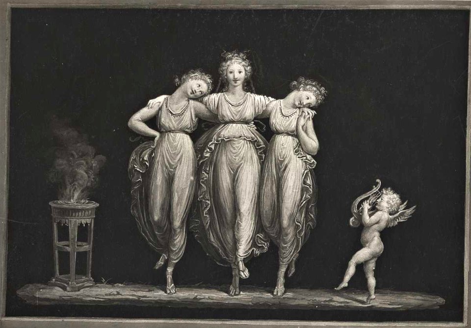 Canova - Cupido e le tre Grazie, Clio ed Erodoto, 137567 gw