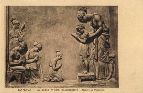 Canova - Sette opere di misericordia spirituale insegnare agli ignoranti