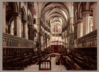 Canterbury Cathedral. Choir Looking East LCCN2017659181 photo