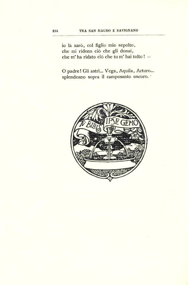 Canti di Castelvecchio pag.3