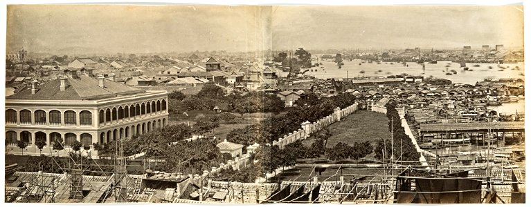 Canton panorama by Lai Afong c1869