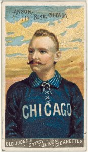 Cap Anson, Chicago White Stockings, baseball card portrait LCCN2007680738