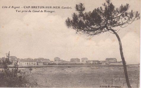 Capbreton - Vue prise du Canal de Hossegor (CP Despouys)