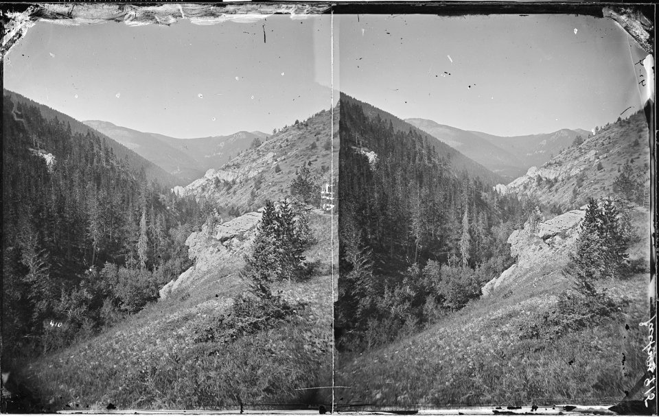 Canyon south of Mystic Lake. Gallatin County, Montana - NARA - 517438