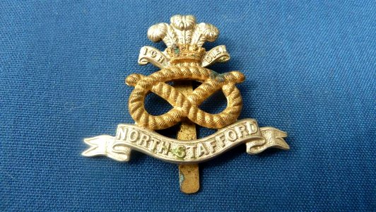 Cap badge North Staffordshire Regiment