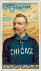 Cap Anson, Chicago White Stockings, baseball card portrait LCCN2007680738