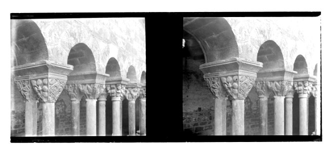 Capitells del claustre de Santa Maria de l'Estany (Vdr-25 98)