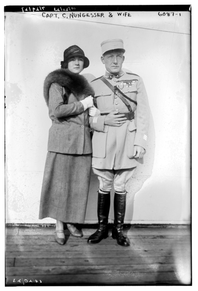 Capt. C. Nungesser and wife LCCN2014716629
