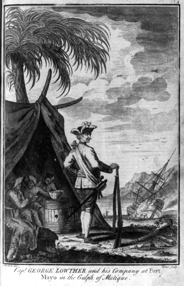 Capt. George Lowther and his company at Port Mayo in the Gulph of Matique LCCN2007677059
