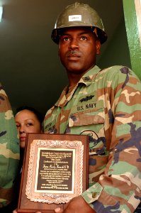 Capt. Fernandez Frank Ponds, USS Kearsarge personnel recognized for hard work at Socorro Sanchez Primary School DVIDS123068