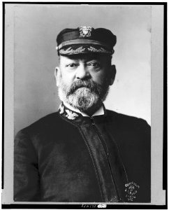 Capt. James M. Miller, head-and-shoulders portrait, facing front, wearing uniform and hat LCCN98510281