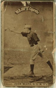 Capt. John Ward, New York Giants, baseball card portrait LCCN2007686871