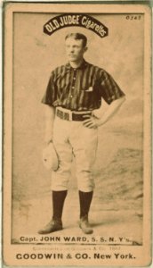 Capt. John Ward, New York Giants, baseball card portrait LCCN2007686872