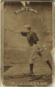 Capt. John Ward, New York Giants, baseball card portrait LCCN2007686871