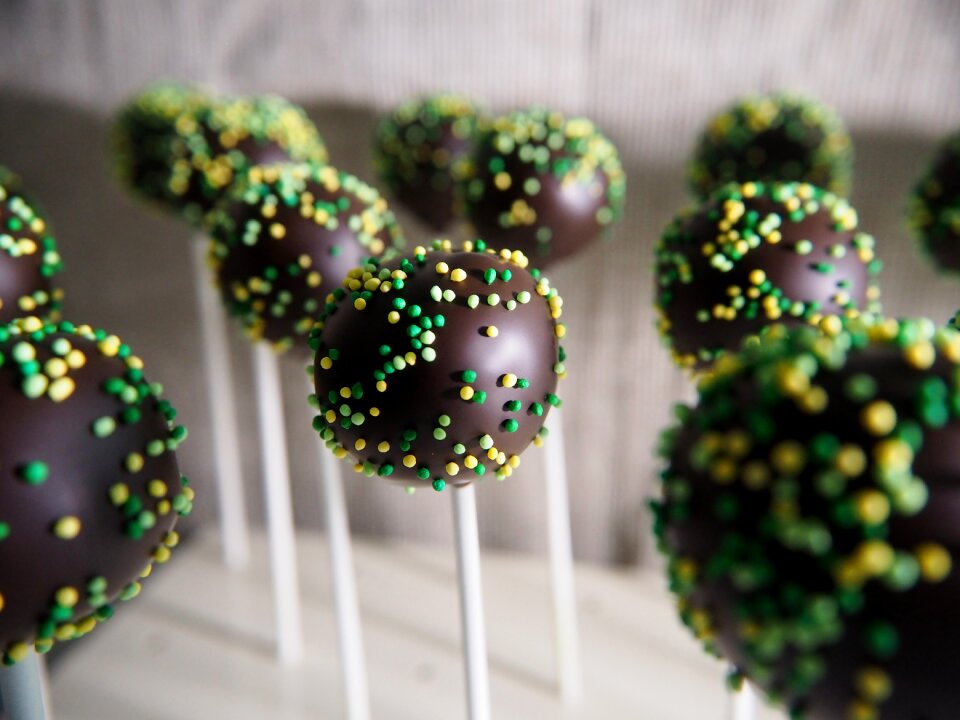 Delicious balls cake