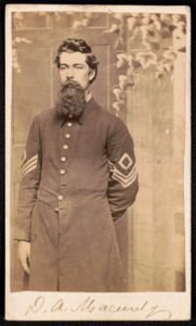 Captain David A. Macurdy of Co. H and Co. B, 14th New Hampshire Infantry Regiment in uniform) - Hollyland's (i.e. Holyland's) Metropolitan Photograph Gallery, 250 Pennsylvania Avenue, LCCN2016646176