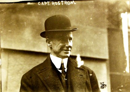 Captain Arthur Rostron of SS Carpathia, who pickup up survivors of Titanic Disaster, 1912. (27620989850)