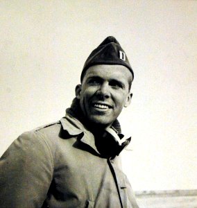 Captain C.B. Cutler with U.S. Army truck convoy, Persian corridor, 1943 (24506912953)