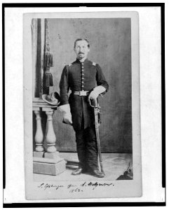 Captain Isidore Esslinger, Union officer in the 32nd Indiana Regiment, full-length portrait, standing, facing front LCCN2003673351