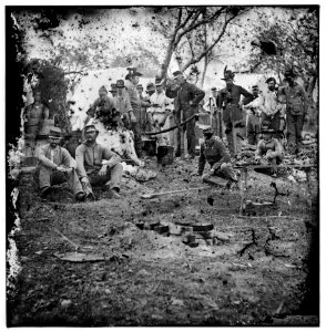 Captain Ballerman's kitchen. Tasting the soup LOC cwpb.01680