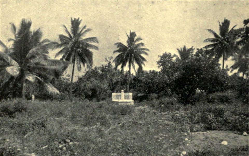 Captain Cook's Memorial, Point Venus, by Clement Lindley Wragge