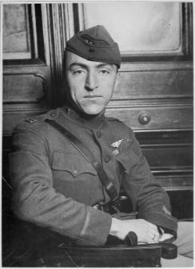 Captain Edward Rickenbacker, America's premier Ace officially credited with 22 enemy planes and the proud wearer of th - NARA - 533720