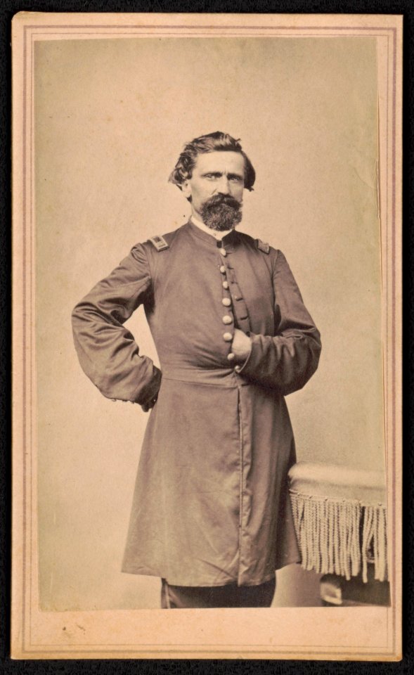 Captain Joseph H. Evans of Co. G, 31st Iowa Infantry Regiment in uniform) - Campbell & Ecker, photographers, 407 Main Street, Louisville, Ky LCCN2016646198