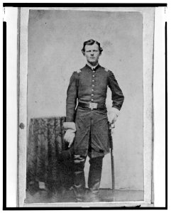 Captain Louis Ernst von Trebra, Union officer in the 32nd Indiana Regiment, full-length portrait, standing, facing front) - Rex Mf'g Co., Chicago LCCN2003673267