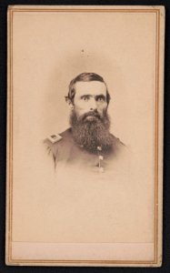Captain Phillip A. Sternberg of Co. B, 1st Alabama Cavalry Regiment, in uniform) - Howard & Hall, artists, Corinth, Miss LCCN2017659608 photo