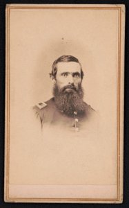 Captain Phillip A. Sternberg of Co. B, 1st Alabama Cavalry Regiment, in uniform) - Howard & Hall, artists, Corinth, Miss LCCN2017659608