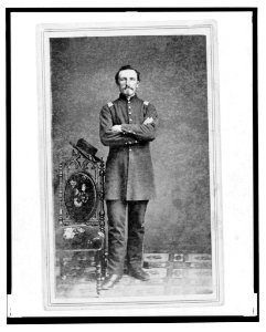 Captain William Borck, Union officer in the 32nd Indiana Regiment, full-length portrait, standing, facing front LCCN2003673359
