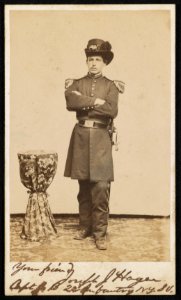 Captain Joseph J. Hagen of Co. E and Co. B, 2nd New York Infantry Regiment in uniform) - Union Photographic Gallery, Camp Butler, Newport News, Va. ; H.P. Ross, South Groton, Mass. ; J. LCCN2016651696