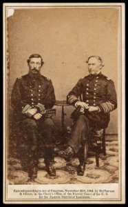 Captain Percival Drayton and Admiral David Farragut of U.S. Navy in uniforms) - McPherson & Oliver, photographers, 132 Canal Street, upstairs LCCN2016649622