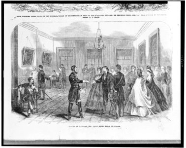 Capture of Savannah-Gen. Geary issuing passes to citizens LCCN92508757